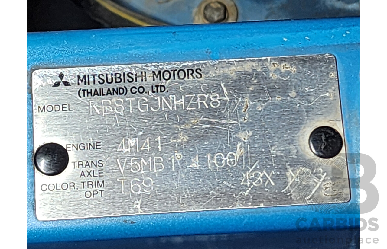 10/2006 Mitsubishi Triton GLX (4x4) ML Double Cab Utility Blue 3.2L