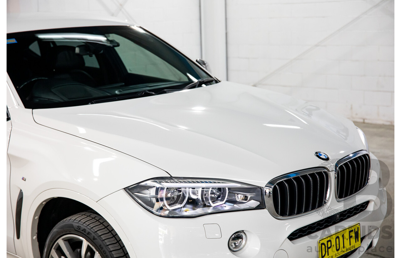 1/2016 BMW X6 M50d (AWD) F16 4d Coupe Alpine White Triple Turbo Diesel 2.9L