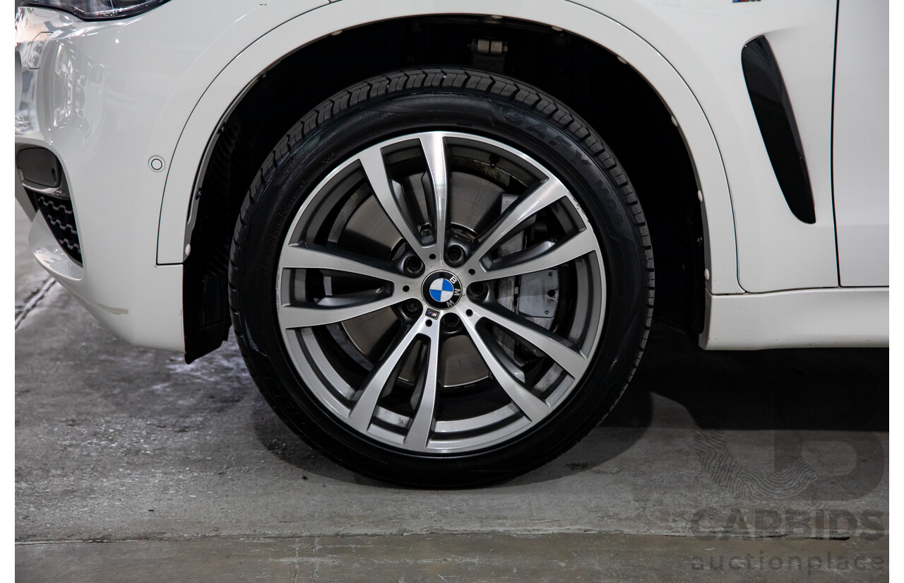 1/2016 BMW X6 M50d (AWD) F16 4d Coupe Alpine White Triple Turbo Diesel 2.9L