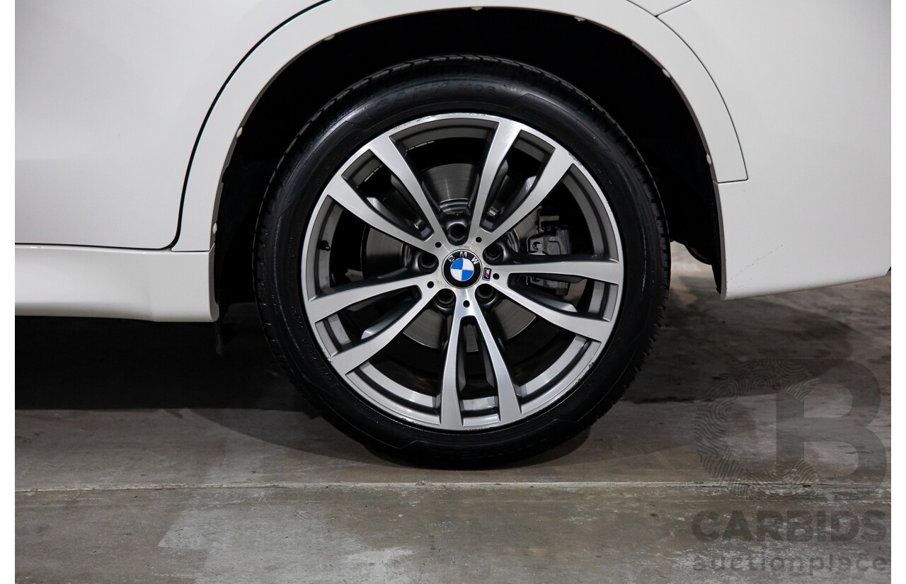 1/2016 BMW X6 M50d (AWD) F16 4d Coupe Alpine White Triple Turbo Diesel 2.9L
