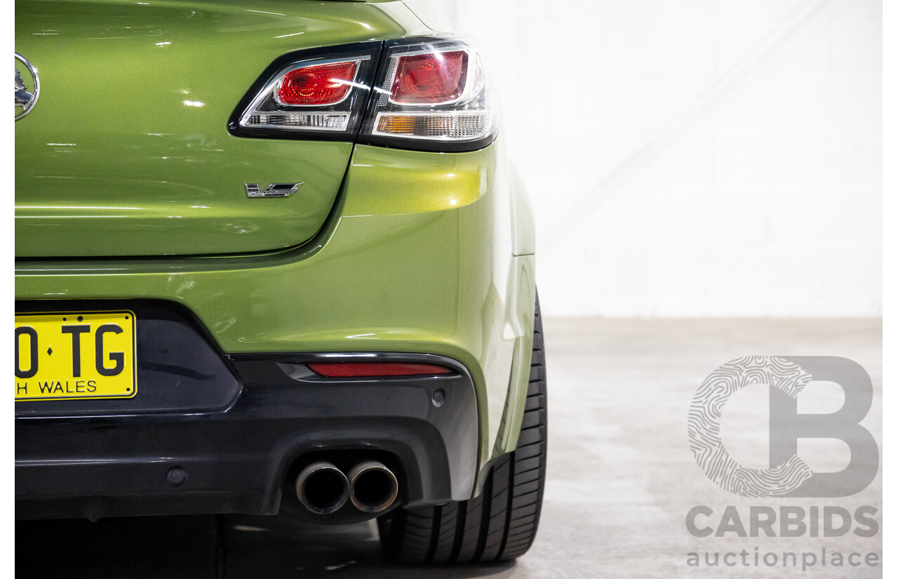 03/2016 Holden Commodore SS-V VF II 4D Sedan Jungle Fever Metallic 6.2L
