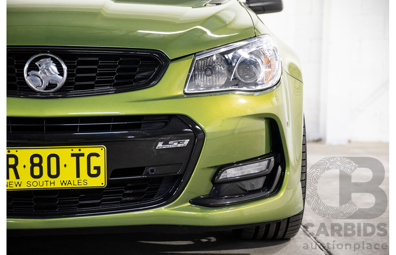 03/2016 Holden Commodore SS-V VF II 4D Sedan Jungle Fever Metallic 6.2L