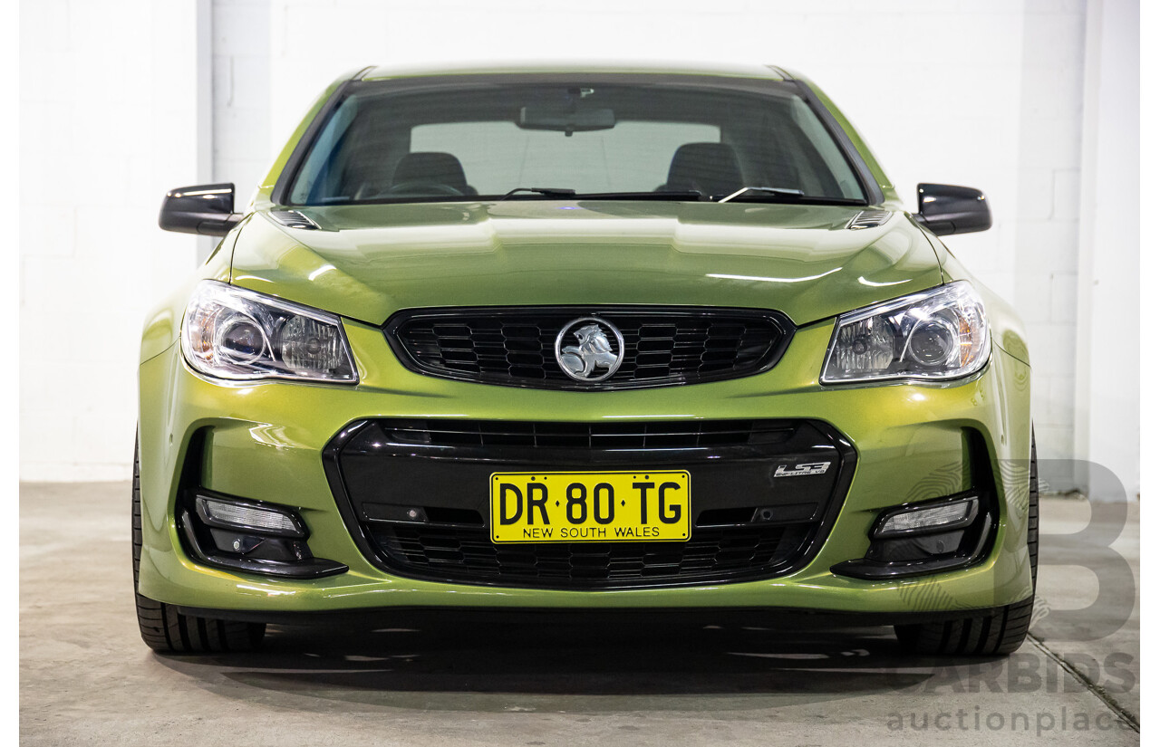03/2016 Holden Commodore SS-V VF II 4D Sedan Jungle Fever Metallic 6.2L