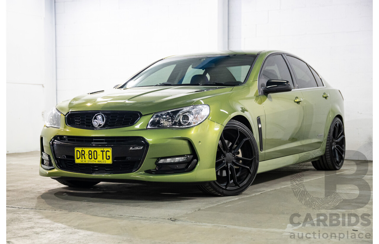 03/2016 Holden Commodore SS-V VF II 4D Sedan Jungle Fever Metallic 6.2L