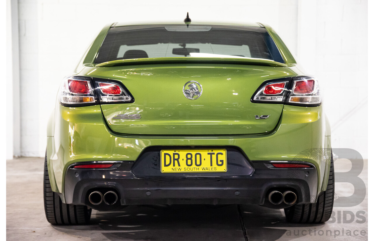 03/2016 Holden Commodore SS-V VF II 4D Sedan Jungle Fever Metallic 6.2L