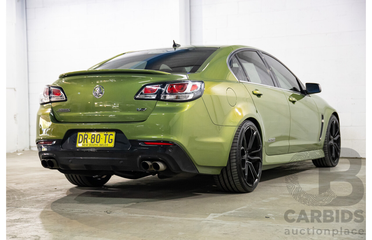 03/2016 Holden Commodore SS-V VF II 4D Sedan Jungle Fever Metallic 6.2L