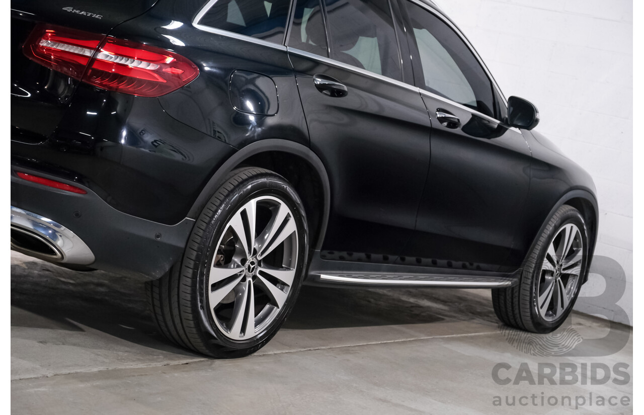 10/2017 Mercedes Benz GLC250 4Matic (AWD) 253 4d Wagon Jet Black Turbo 2.0L