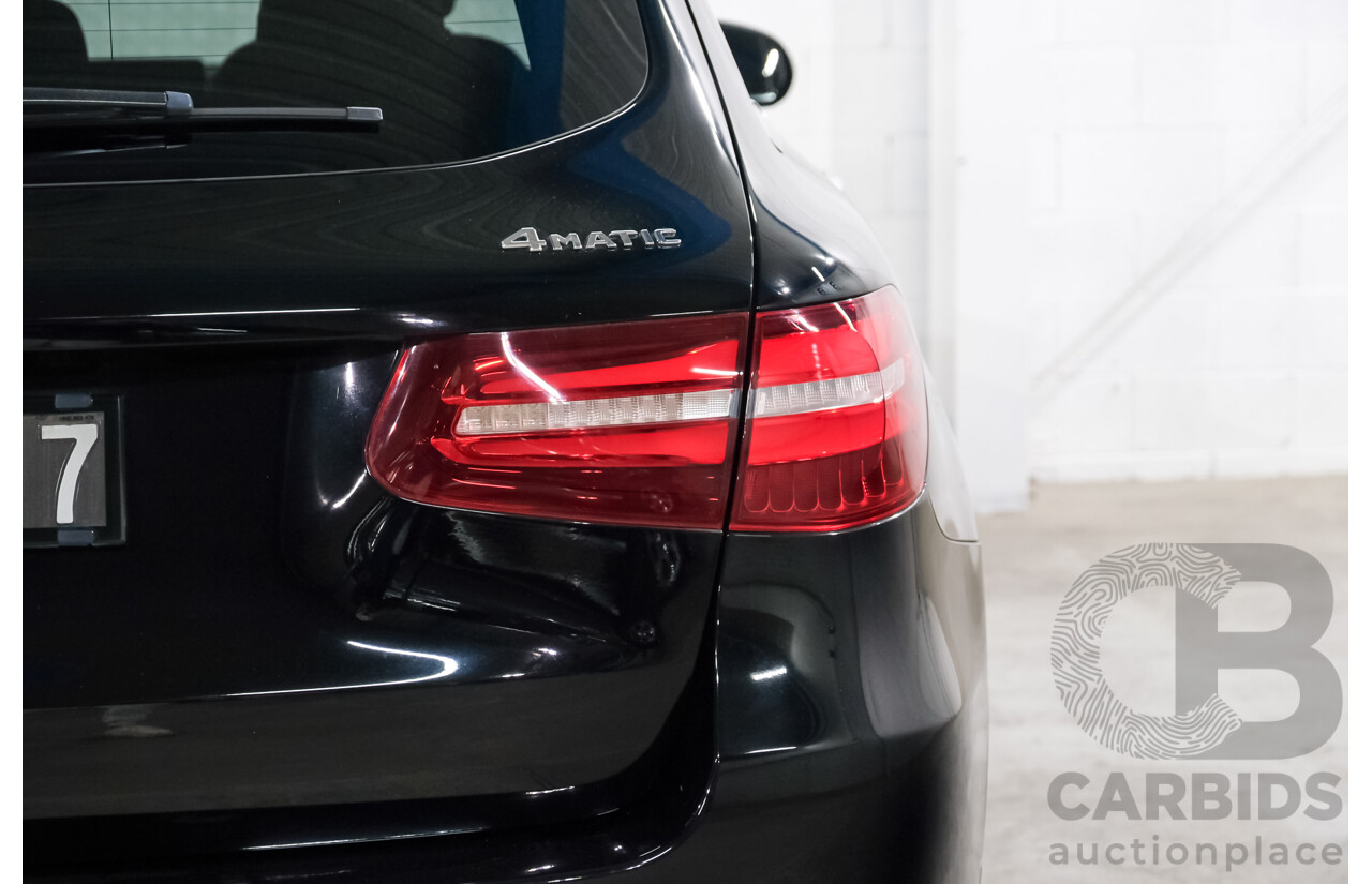10/2017 Mercedes Benz GLC250 4Matic (AWD) 253 4d Wagon Jet Black Turbo 2.0L