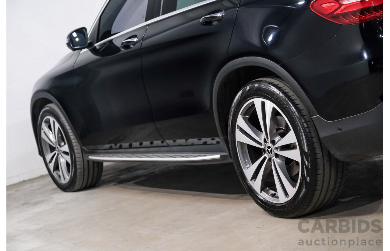 10/2017 Mercedes Benz GLC250 4Matic (AWD) 253 4d Wagon Jet Black Turbo 2.0L