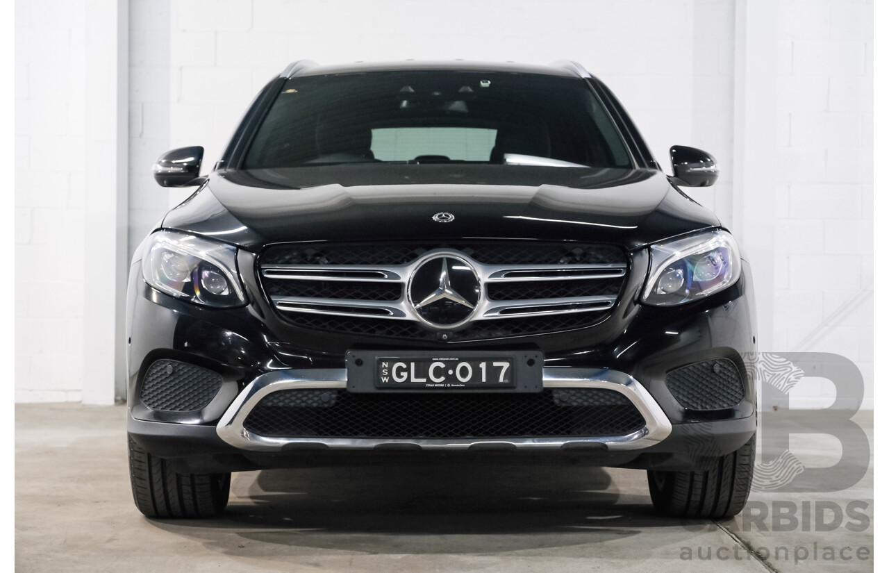 10/2017 Mercedes Benz GLC250 4Matic (AWD) 253 4d Wagon Jet Black Turbo 2.0L