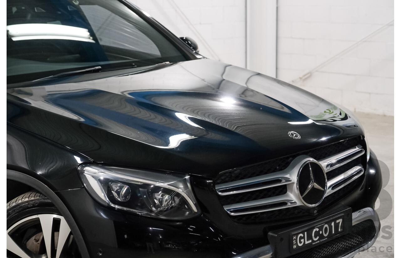 10/2017 Mercedes Benz GLC250 4Matic (AWD) 253 4d Wagon Jet Black Turbo 2.0L