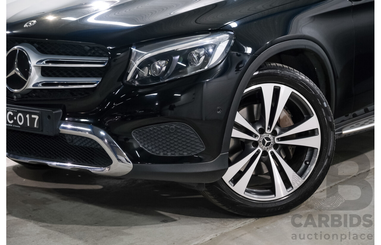 10/2017 Mercedes Benz GLC250 4Matic (AWD) 253 4d Wagon Jet Black Turbo 2.0L