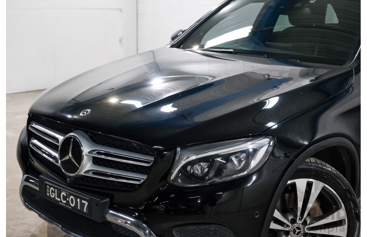 10/2017 Mercedes Benz GLC250 4Matic (AWD) 253 4d Wagon Jet Black Turbo 2.0L