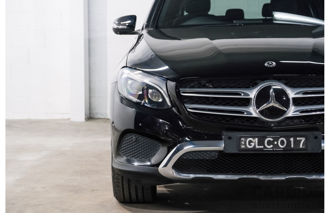 10/2017 Mercedes Benz GLC250 4Matic (AWD) 253 4d Wagon Jet Black Turbo 2.0L