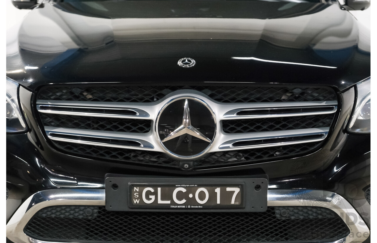 10/2017 Mercedes Benz GLC250 4Matic (AWD) 253 4d Wagon Jet Black Turbo 2.0L