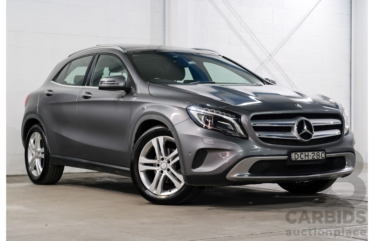 02/2016 Mercedes-Benz GLA 200 d FWD X156 MY16 4D Wagon Grey Diesel Turbo 2.1L