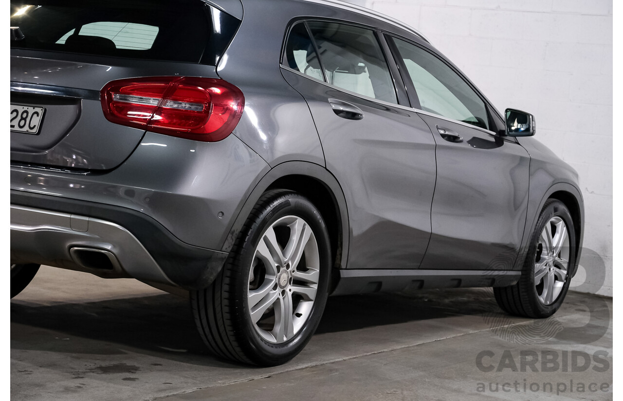 02/2016 Mercedes-Benz GLA 200 d FWD X156 MY16 4D Wagon Grey Diesel Turbo 2.1L
