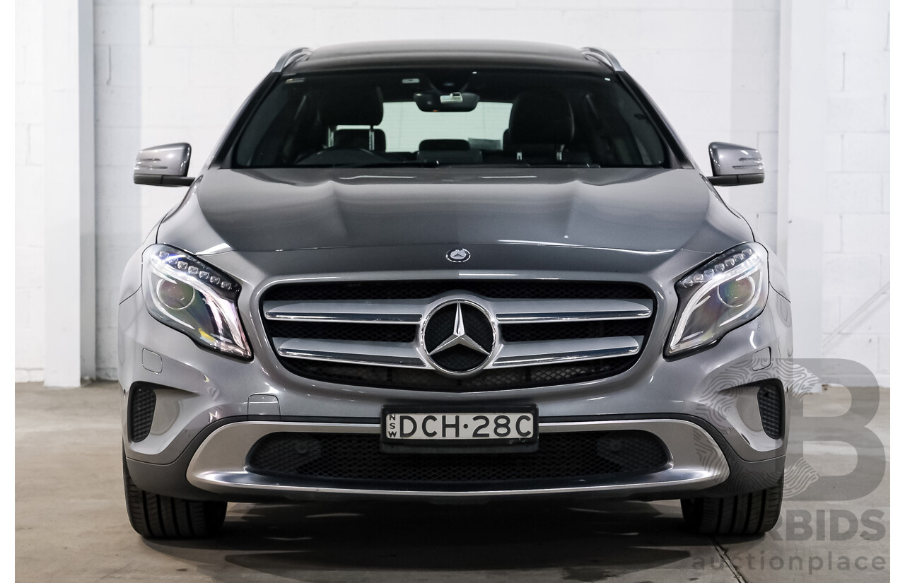 02/2016 Mercedes-Benz GLA 200 d FWD X156 MY16 4D Wagon Grey Diesel Turbo 2.1L