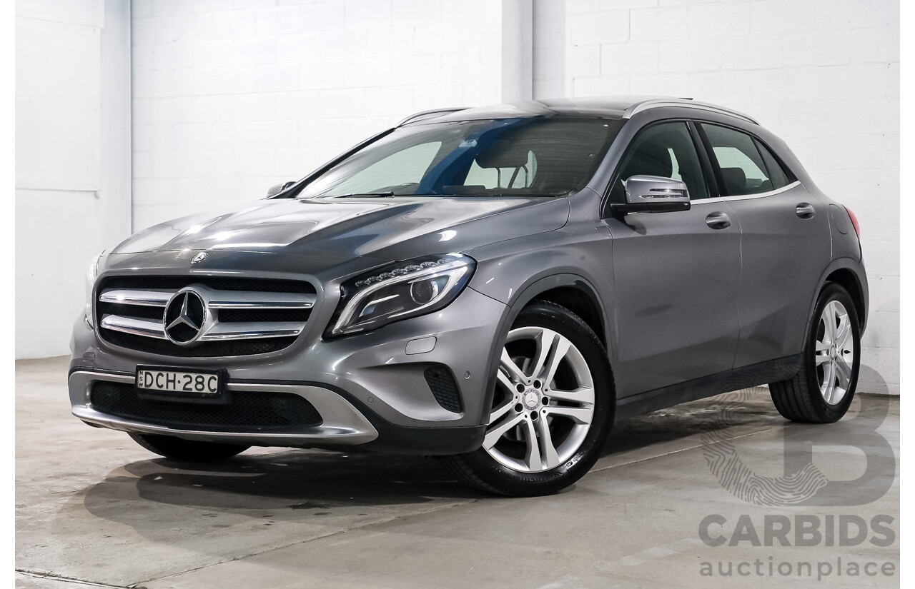 02/2016 Mercedes-Benz GLA 200 d FWD X156 MY16 4D Wagon Grey Diesel Turbo 2.1L