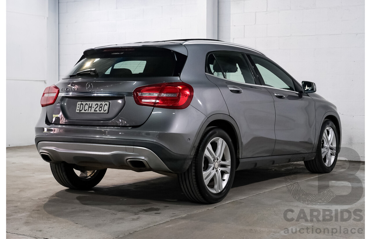 02/2016 Mercedes-Benz GLA 200 d FWD X156 MY16 4D Wagon Grey Diesel Turbo 2.1L