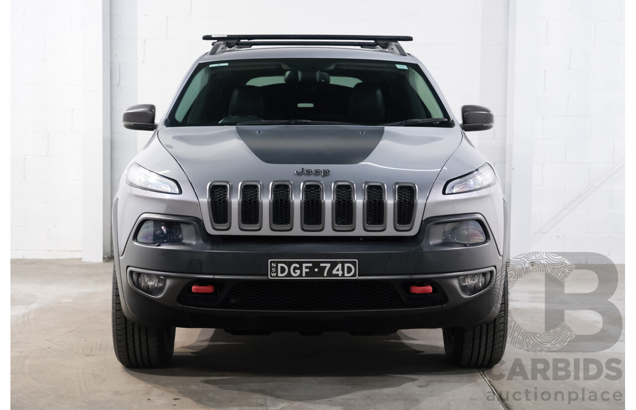 08/2014 Jeep Cherokee Trailhawk (4x4) KL 4d Wagon Billet Silver Metallic V6 3.2L