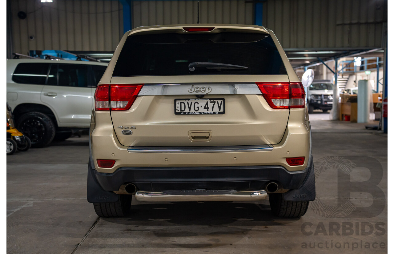 12/2011 Jeep Grand Cherokee Overland (4x4) WK 4d Wagon null 5.7L