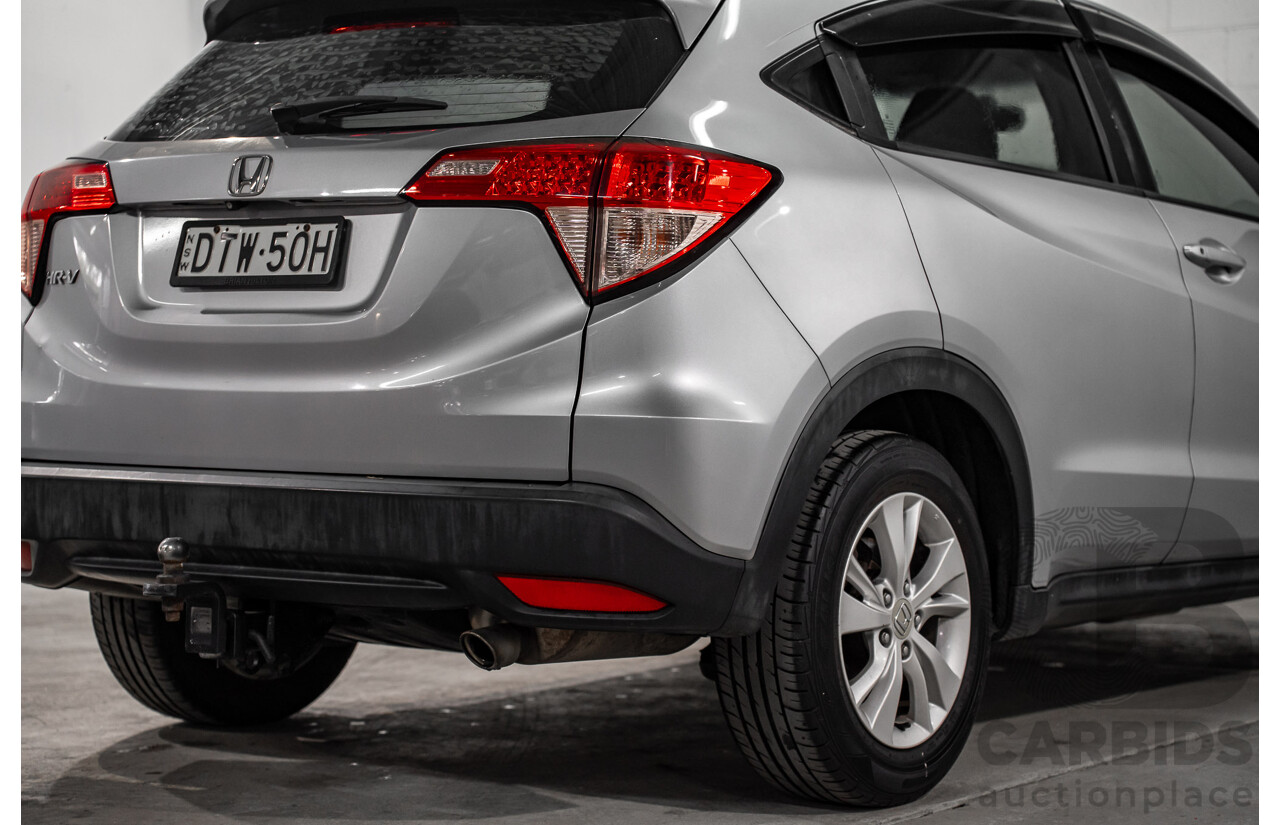 09/2017 Honda HR-V VTi (FWD) MY17 4d Wagon Lunar Silver Metallic 1.8L