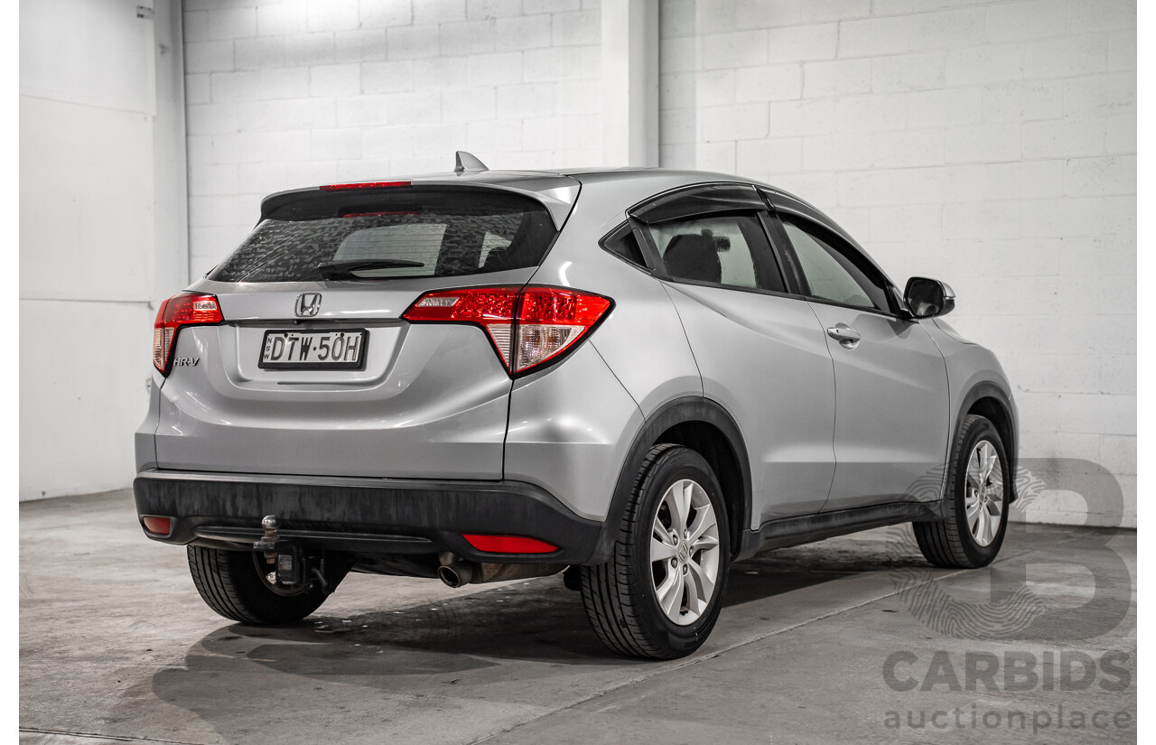 09/2017 Honda HR-V VTi (FWD) MY17 4d Wagon Lunar Silver Metallic 1.8L