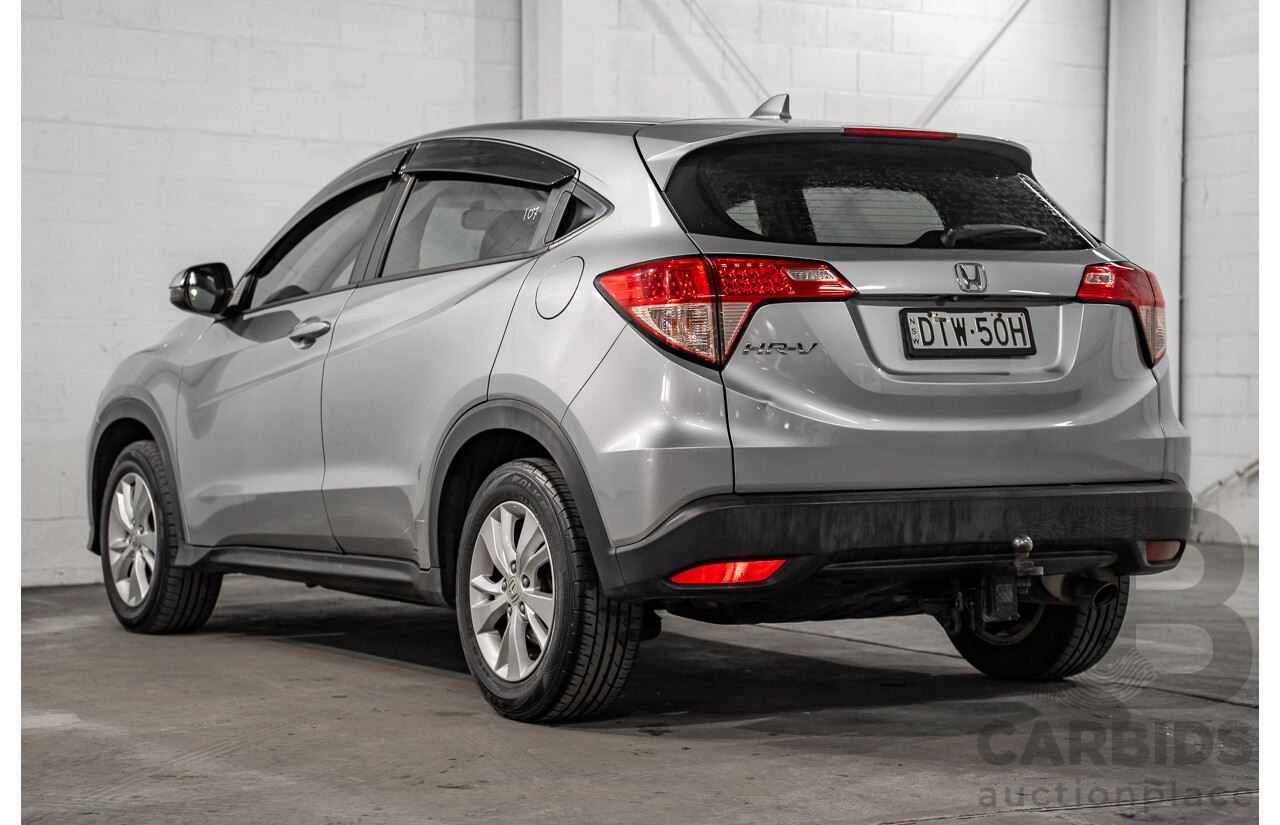 09/2017 Honda HR-V VTi (FWD) MY17 4d Wagon Lunar Silver Metallic 1.8L