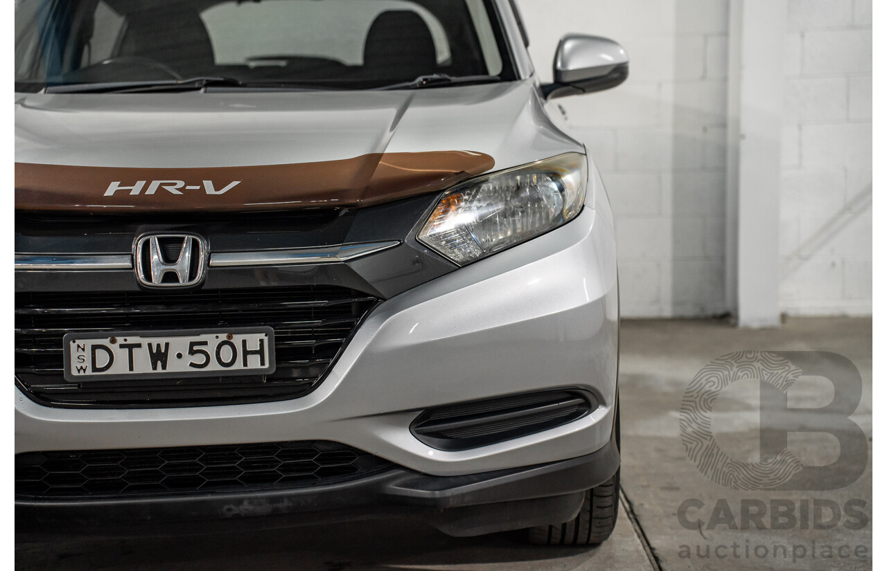 09/2017 Honda HR-V VTi (FWD) MY17 4d Wagon Lunar Silver Metallic 1.8L