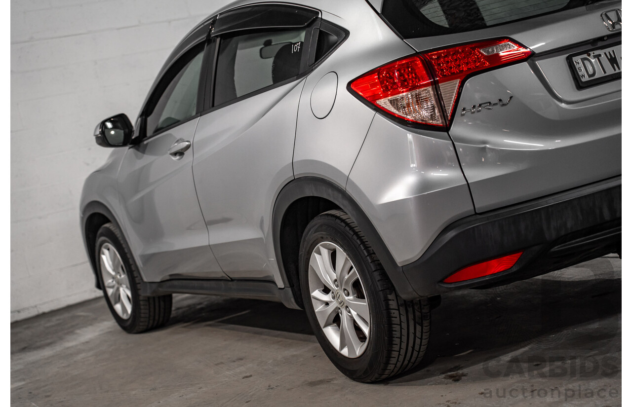 09/2017 Honda HR-V VTi (FWD) MY17 4d Wagon Lunar Silver Metallic 1.8L