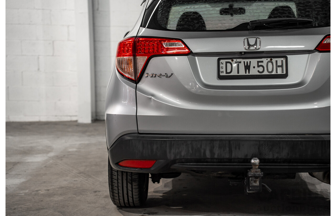09/2017 Honda HR-V VTi (FWD) MY17 4d Wagon Lunar Silver Metallic 1.8L