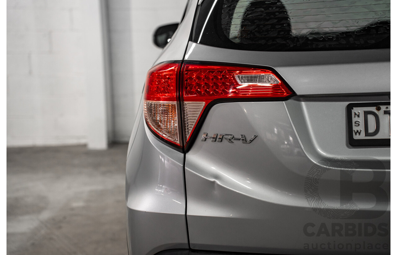 09/2017 Honda HR-V VTi (FWD) MY17 4d Wagon Lunar Silver Metallic 1.8L