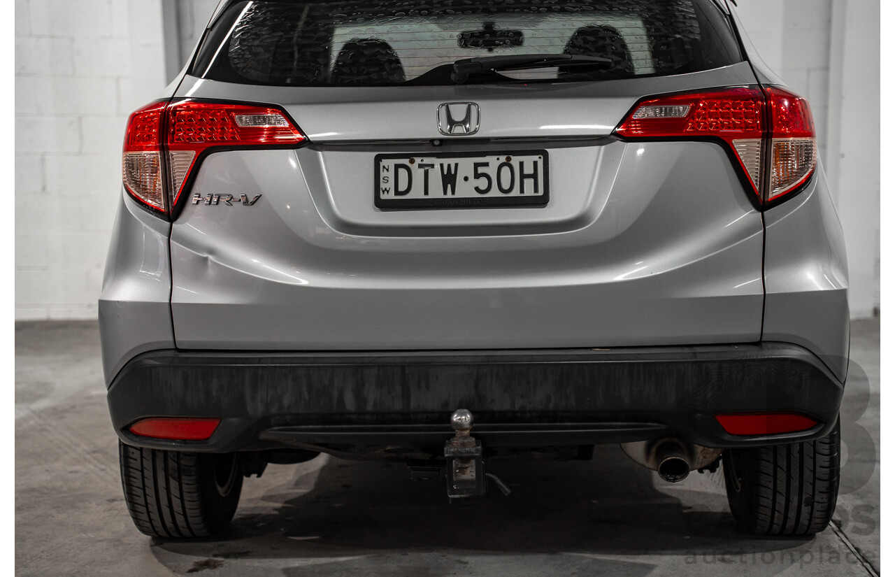 09/2017 Honda HR-V VTi (FWD) MY17 4d Wagon Lunar Silver Metallic 1.8L