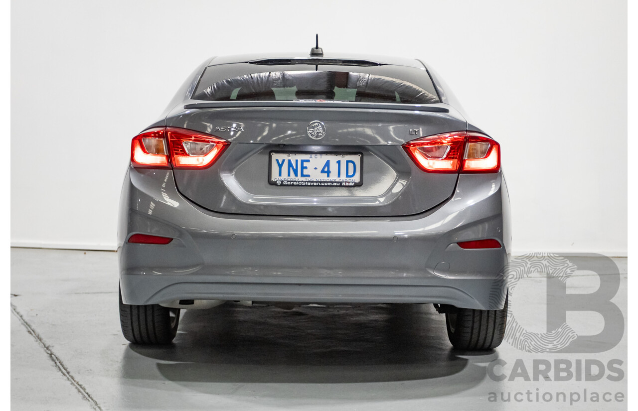 12/2018 Holden Astra LT BL MY18 4d Sedan Cosmic Grey 1.4L