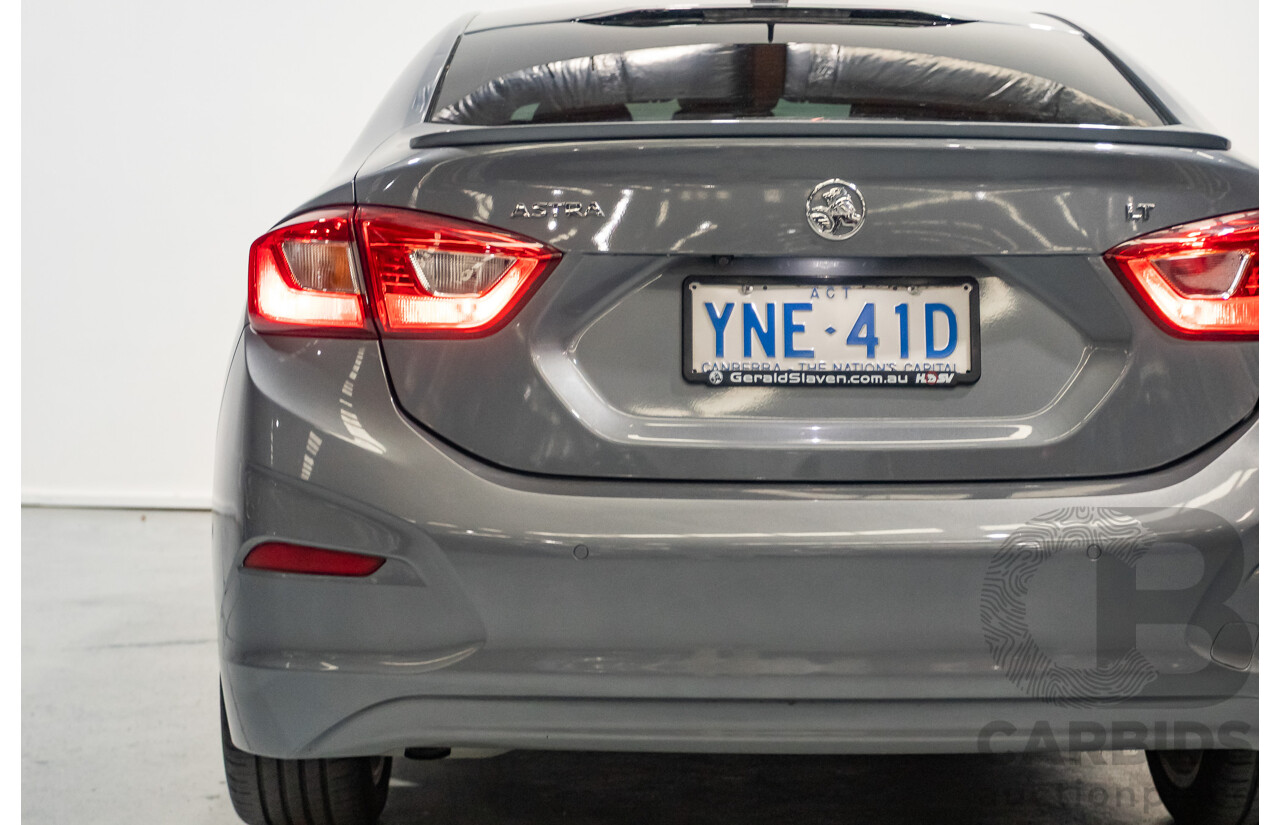 12/2018 Holden Astra LT BL MY18 4d Sedan Cosmic Grey 1.4L