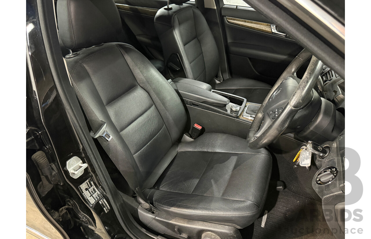10/2007 Mercedes-Benz C200 Kompressor Avantgarde W203 MY07 Upgrade 4d Sedan Black Supercharged 1.8L