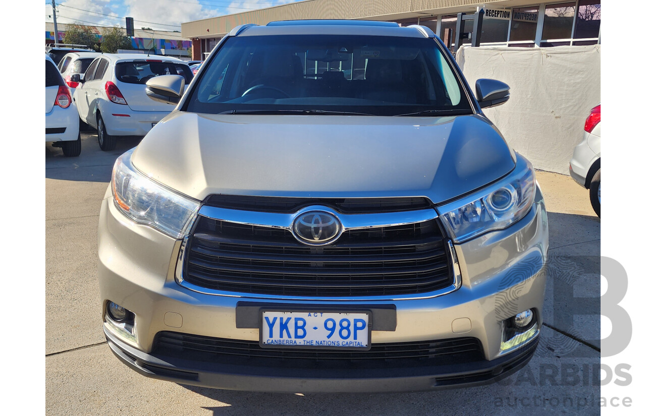 3/2014 Toyota Kluger Grande (4x4) GSU55R 4d Wagon Gold 3.5L