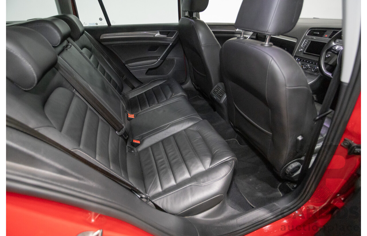 9/2015 Volkswagen Golf Alltrack 132 TSI (AWD) AU MY16 4d Wagon Tornadorot Red Turbo 1.8L