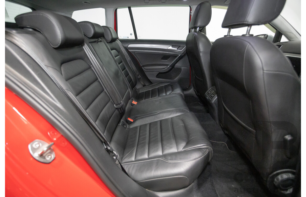 9/2015 Volkswagen Golf Alltrack 132 TSI (AWD) AU MY16 4d Wagon Tornadorot Red Turbo 1.8L