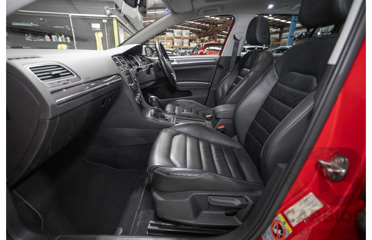 9/2015 Volkswagen Golf Alltrack 132 TSI (AWD) AU MY16 4d Wagon Tornadorot Red Turbo 1.8L