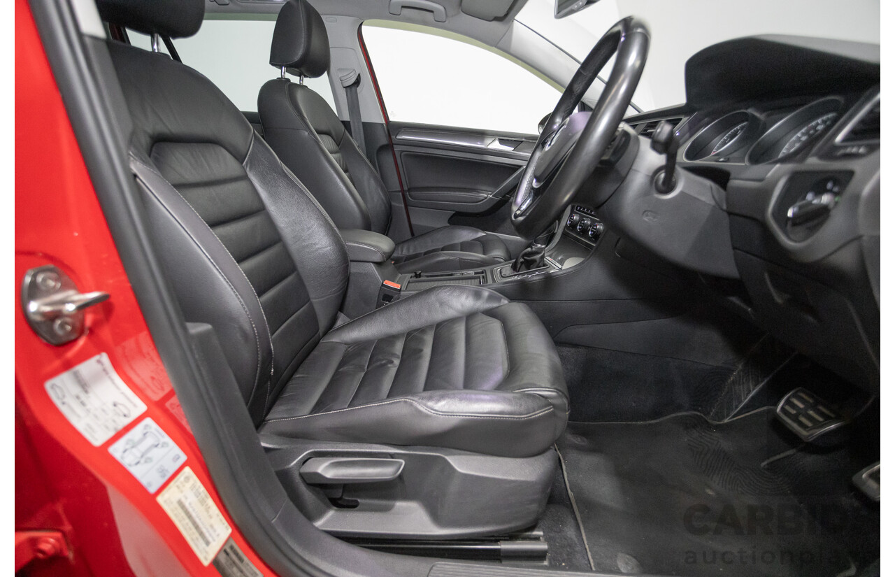 9/2015 Volkswagen Golf Alltrack 132 TSI (AWD) AU MY16 4d Wagon Tornadorot Red Turbo 1.8L