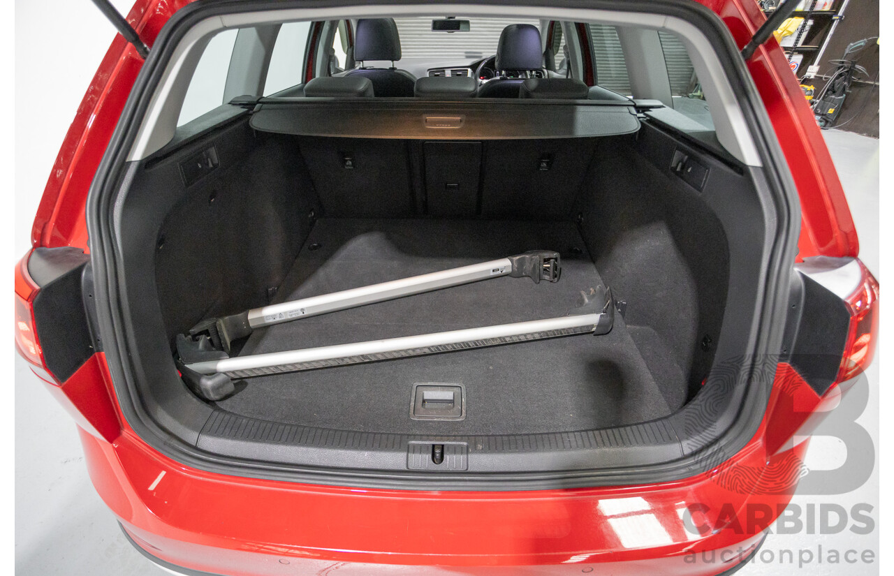 9/2015 Volkswagen Golf Alltrack 132 TSI (AWD) AU MY16 4d Wagon Tornadorot Red Turbo 1.8L