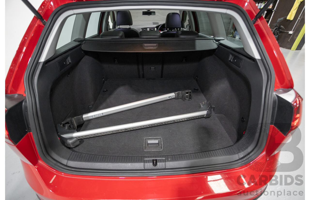 9/2015 Volkswagen Golf Alltrack 132 TSI (AWD) AU MY16 4d Wagon Tornadorot Red Turbo 1.8L