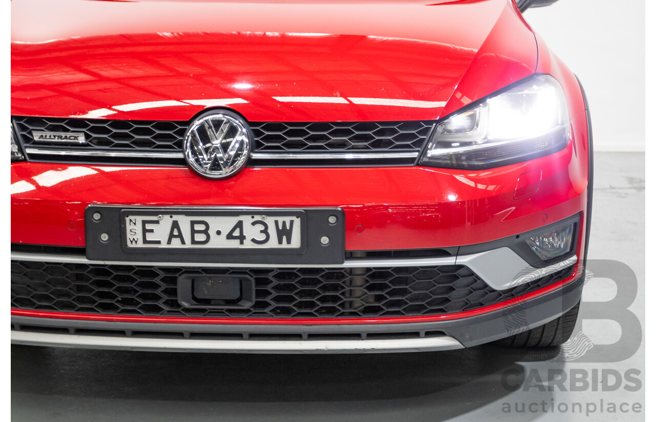 9/2015 Volkswagen Golf Alltrack 132 TSI (AWD) AU MY16 4d Wagon Tornadorot Red Turbo 1.8L