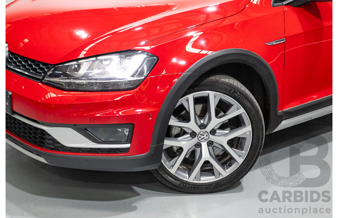 9/2015 Volkswagen Golf Alltrack 132 TSI (AWD) AU MY16 4d Wagon Tornadorot Red Turbo 1.8L