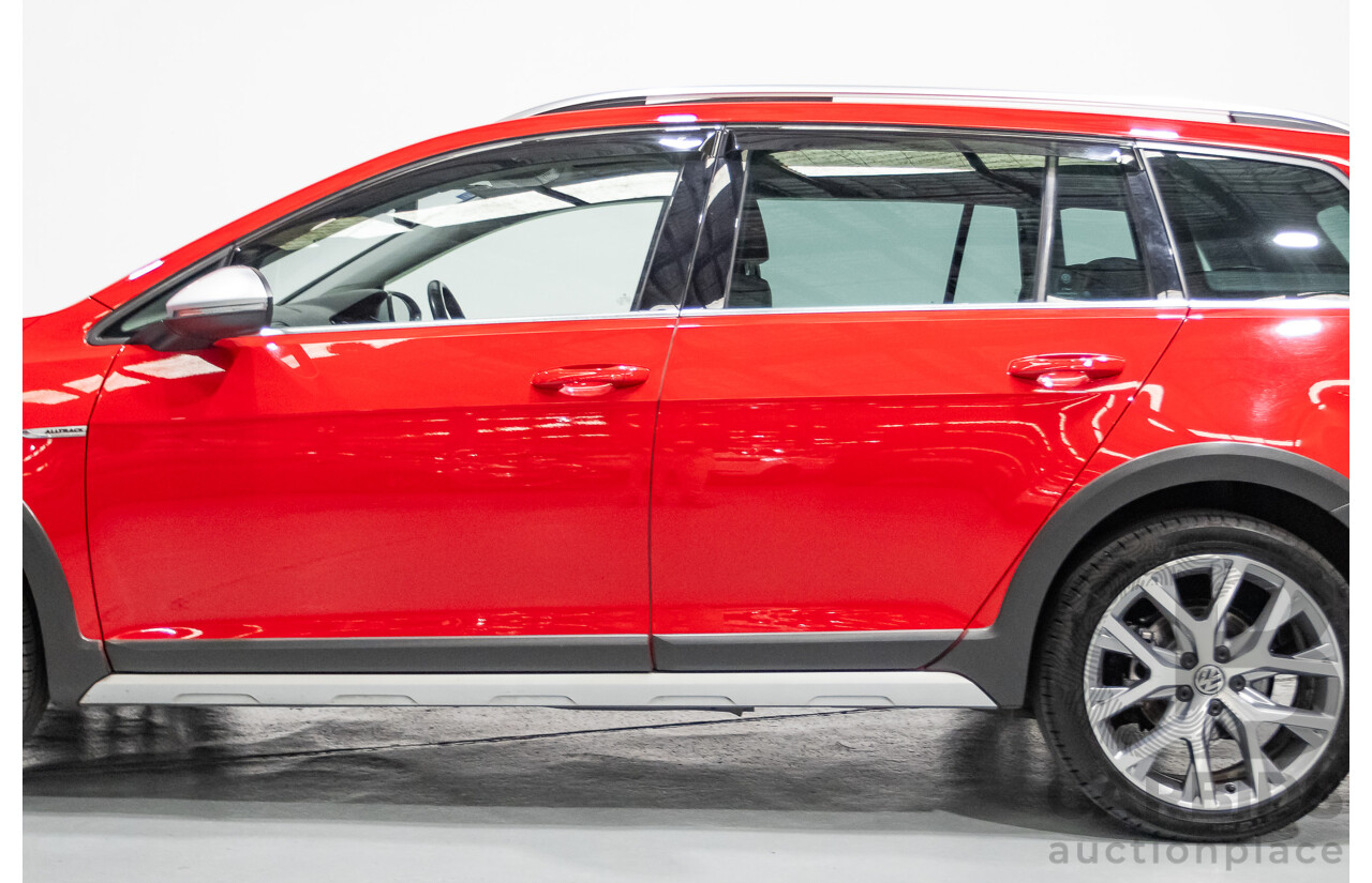 9/2015 Volkswagen Golf Alltrack 132 TSI (AWD) AU MY16 4d Wagon Tornadorot Red Turbo 1.8L