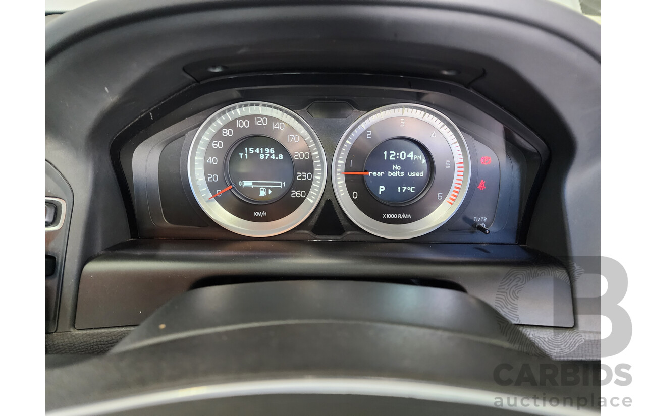 4/2013 Volvo Xc60 D5 Teknik DZ MY13 4d Wagon Silver 2.4L