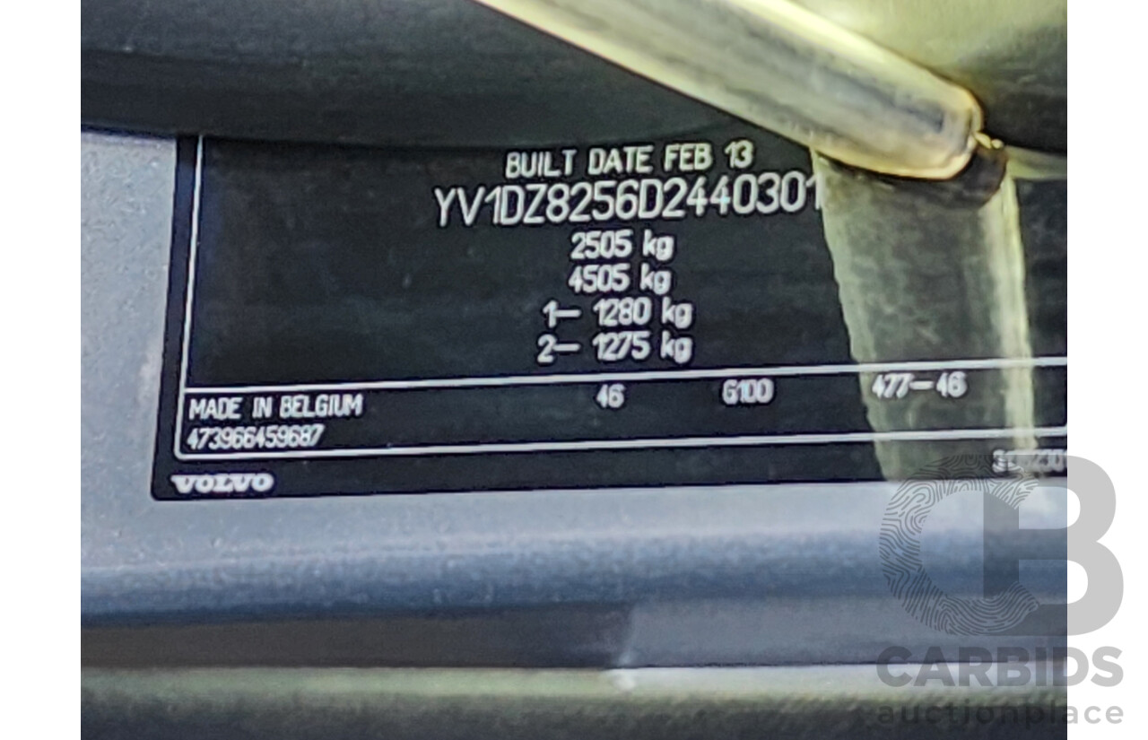 4/2013 Volvo Xc60 D5 Teknik DZ MY13 4d Wagon Silver 2.4L