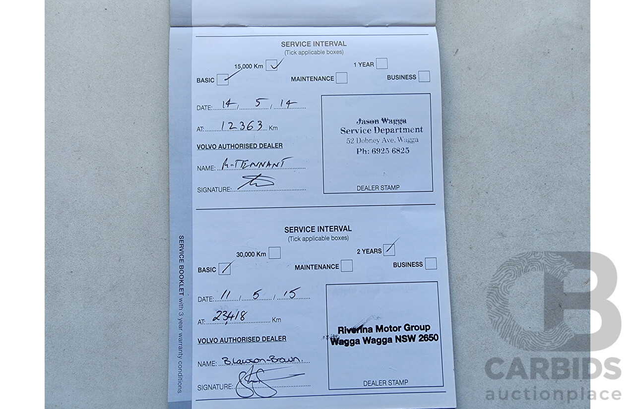 4/2013 Volvo Xc60 D5 Teknik DZ MY13 4d Wagon Silver 2.4L